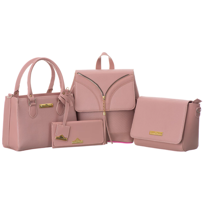 Kit Bolsas Fashion Allure 3 Bolsas + Carteira